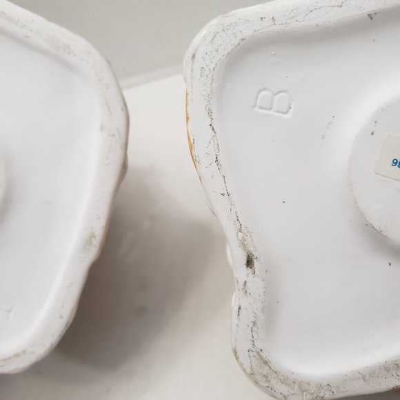 2 Vintage YULETIDE 1986 Village Ceramic House Cottage Light Christmas Snow Tree - Picture 11 of 13